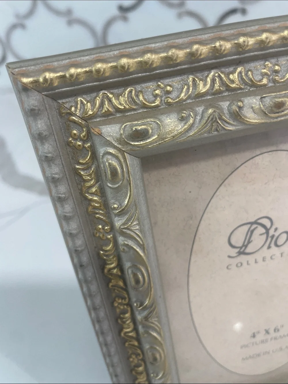 Dioni Collection Gold and Silver Decorative Picture Frame